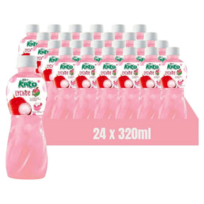 Kato Nata De Coco Lychee Juice 320ml (Case of 24)