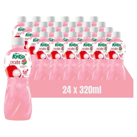 Kato Nata De Coco Lychee Juice 320ml (Case of 24)