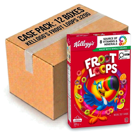 Kellogg's Froot Loops 320G (Case of 12)
