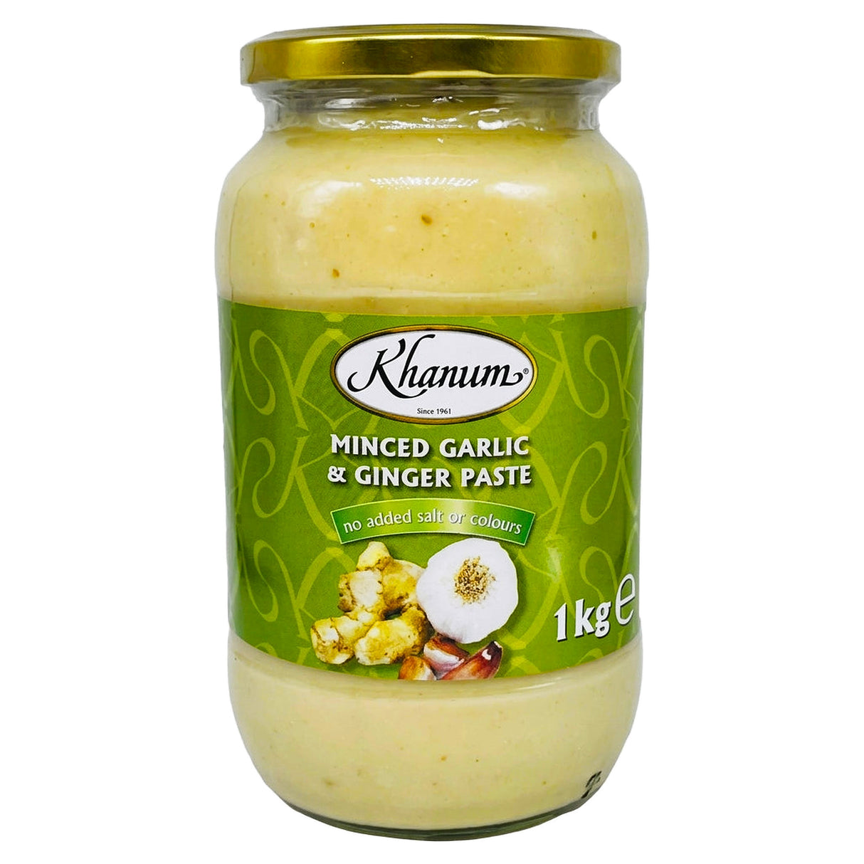Khanum Minced Ginger And Garlic Paste 1KG