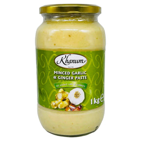 Khanum Minced Ginger And Garlic Paste 1KG