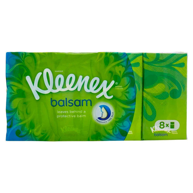 Kleenex Balsam Pocket Tissues 8 Pack