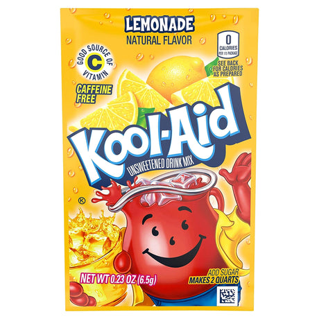 Kool Aid Sachet Lemonade 2QT