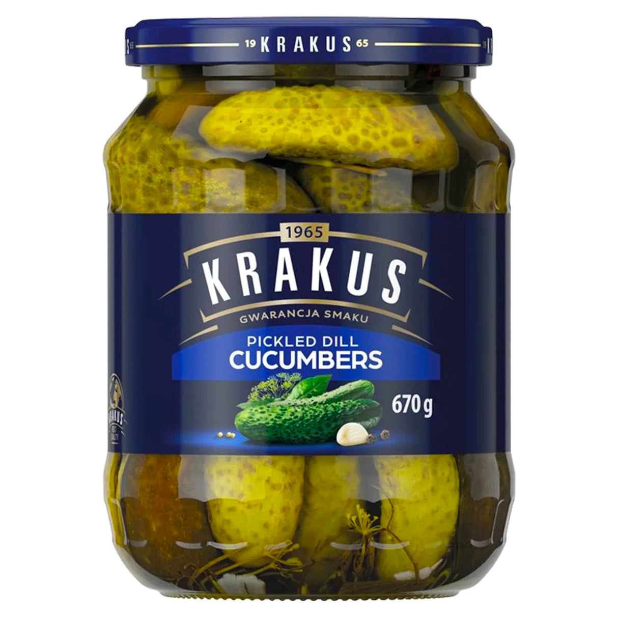 Krakus Dill Pickled Cucumbers 670G