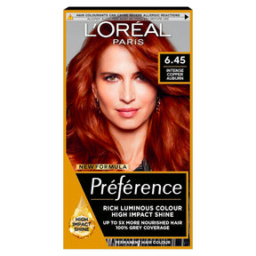 L'Oreal Paris Preference Permanent Hair Dye Intense Copper Auburn 6.45
