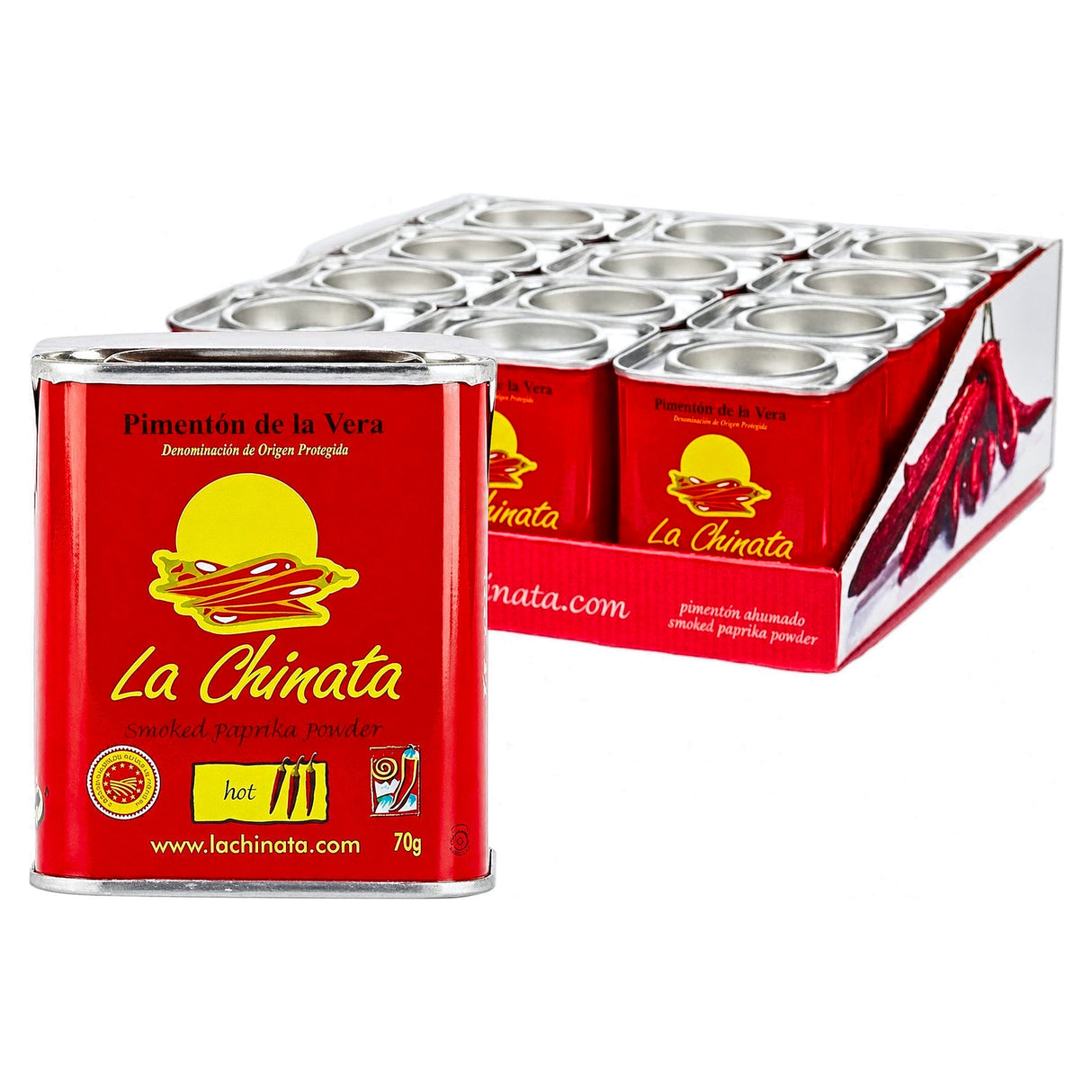 La Chinata Smoked Paprika Hot 70G (Case of 12)