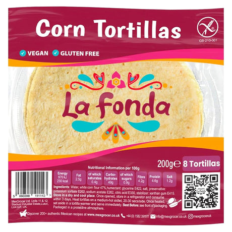 La Fonda Tradicional Corn Tortillas 8 Pieces