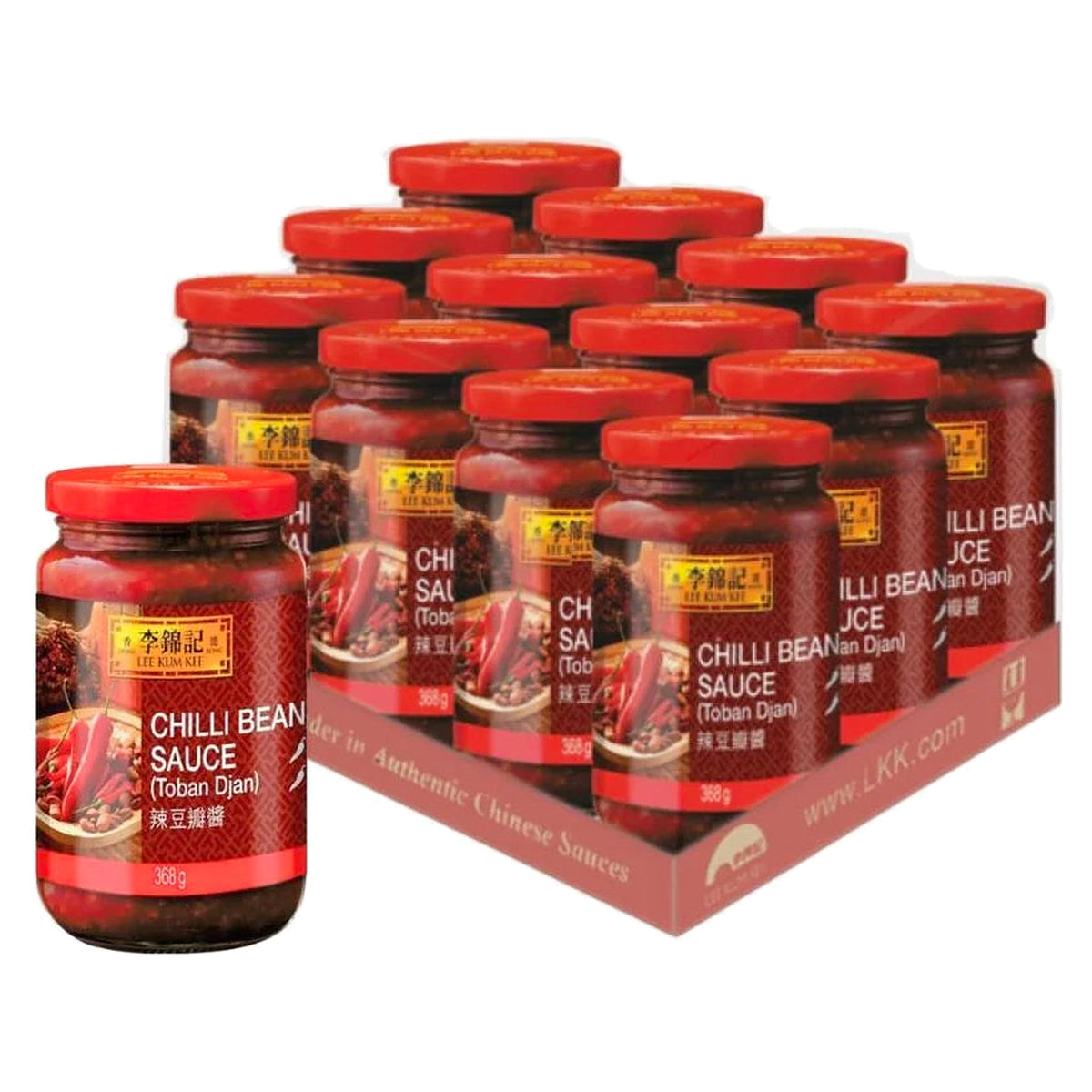 Lee Kum Kee Chilli Bean Sauce-Toban Djan 368G (Case of 12)