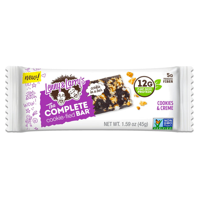 Lenny & Larrys Cookies & Cream Bar 45G