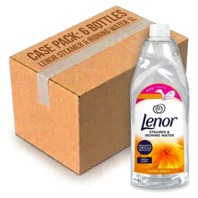 Lenor Steamer & Ironing Water Summer Breeze 1L (Case of 6)