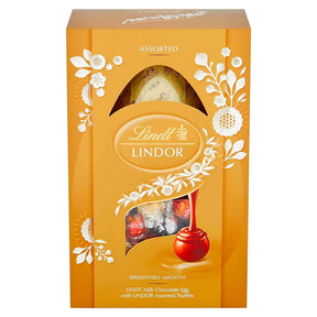 Lindt Milk Chocolate Easter Egg With Lindor Assorted Truffles 260G