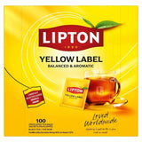 Lipton Tea Bags Yellow Label String & Tag 100s