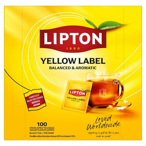 Lipton Tea Bags Yellow Label String & Tag 100s