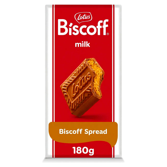 Lotus Milk Chocolate With Biscoff Spread 180G