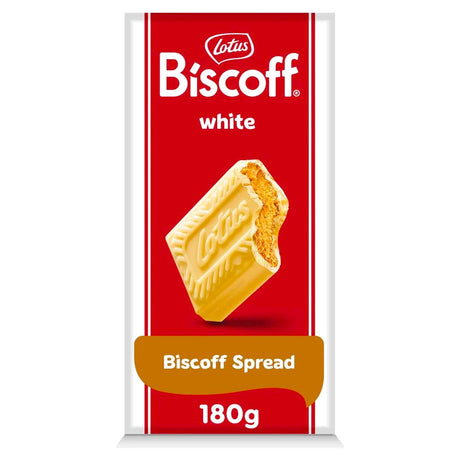 Lotus White Chocolate With Biscoff Spread 180G