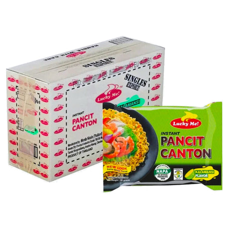 Lucky Me Pancit Canton Kalamansi Instant Noodles 60G (Case of 72)
