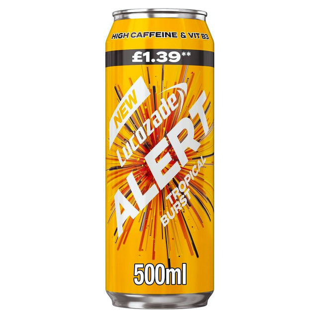 Lucozade Alert Tropical Burst Energy Drink 500Ml