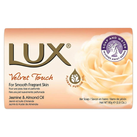 Lux Bar Soap Velvet Touch Jasmine & Almond Oil 80G