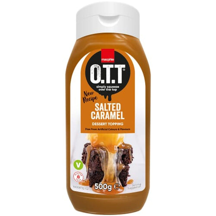 Macphie O.T.T. Salted Caramel Dessert Topping 500G (Case of 6)