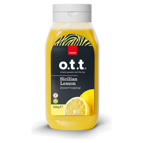 Macphie O.T.T Sicilian Lemon Dessert Topping 500G