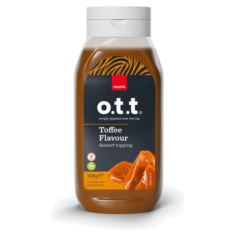 Macphie O.T.T Toffee Flavour Dessert Topping 500G