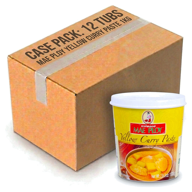 Mae Ploy Yellow Curry Paste 1KG (Case of 12)