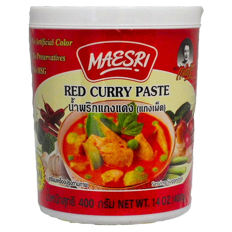 Mae Sri Curry Paste Red 400G