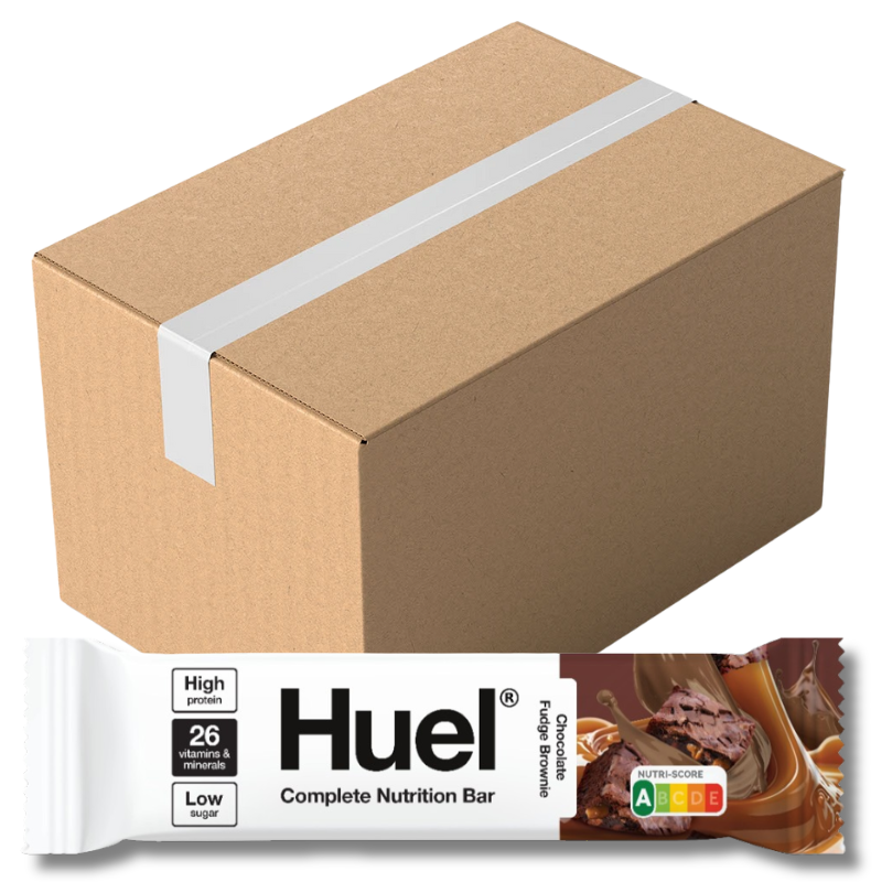 Huel Chocolate Fudge Brownie Complete Nutrition Bar (Case of 12)