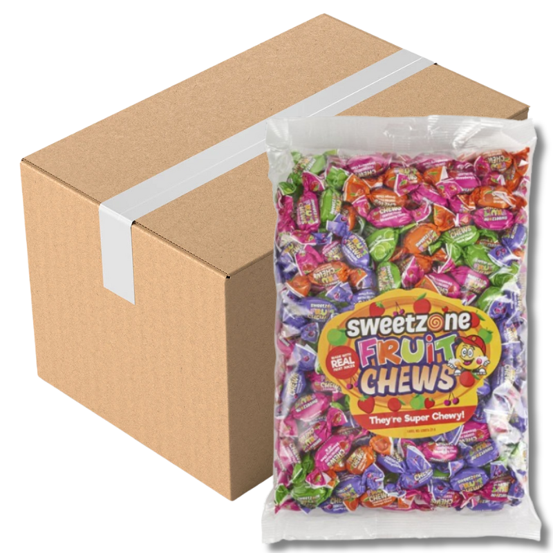 Sweetzone Fruit Chews 1KG Bulk Bag | Halal Fruity Chewy Sweets – World ...