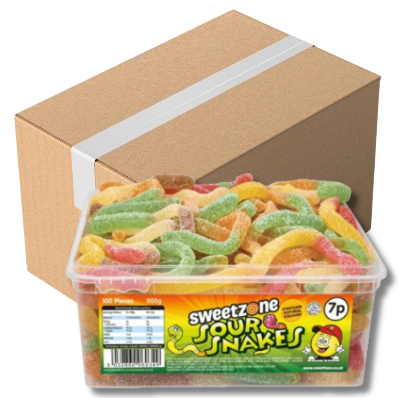 Sweetzone Sour Snakes 800G (Case of 6)