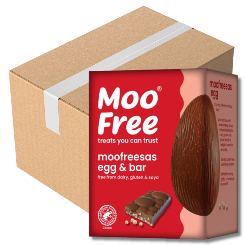 Moo Free Moofreesas Easter Egg Bar 135G (Case of 4)