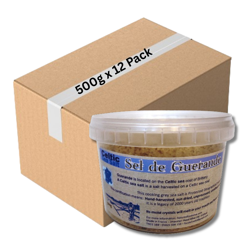 Celtic Sea Salt/Sel De Guerande Coarse 500G (Case of 12)