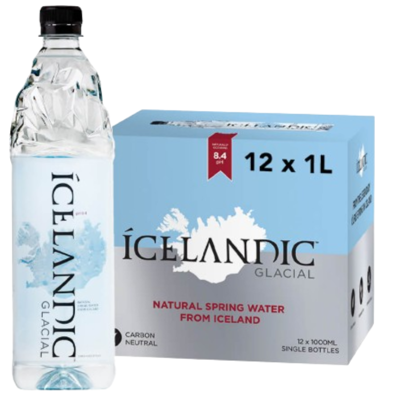 Icelandic Glacial Alkaline Water 1L (Case of 12)