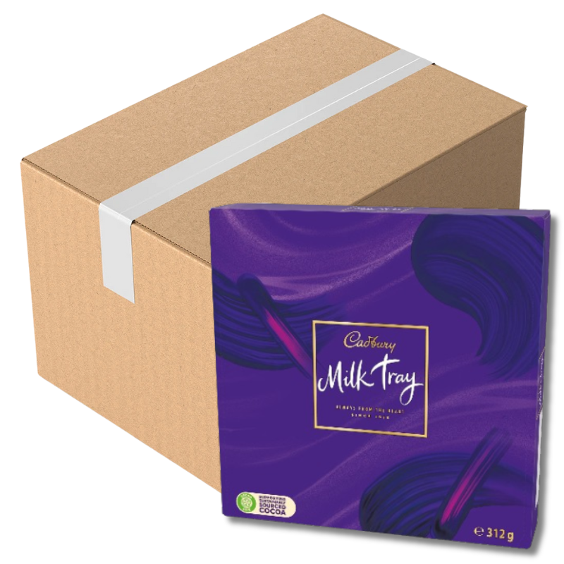 Cadbury Milk Tray Chocolate Box 312G (Case of 6)