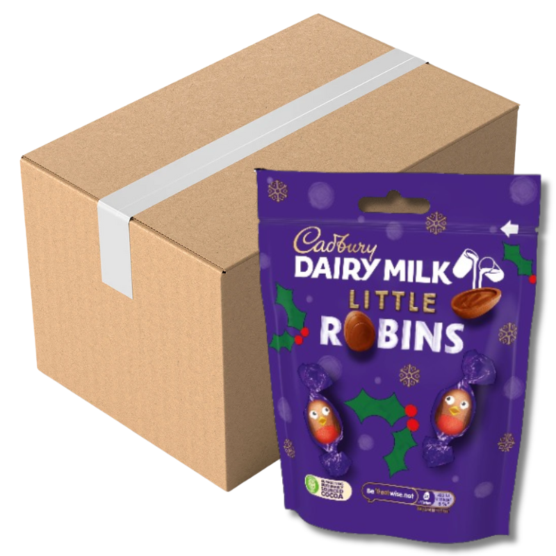 Cadbury Dairy Milk Xmas Robins 77G (Case of 20)