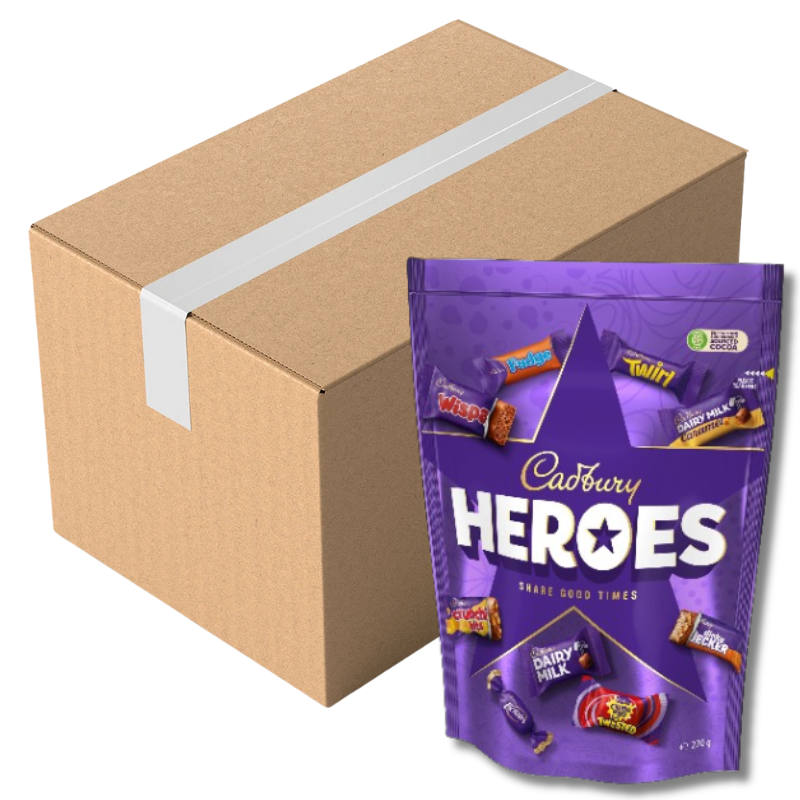 Cadbury Heroes Pouch 270G (Case of 8)