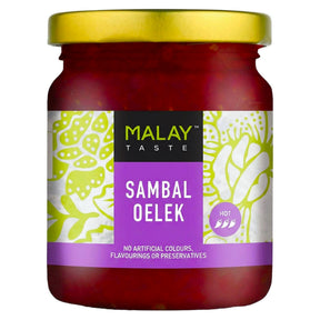 Malay Taste Sambal Oelek Paste 185G