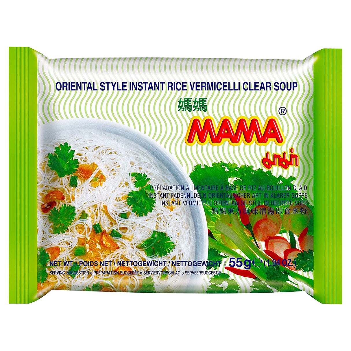Mama Clear Soup Rice Vermicelli 55G