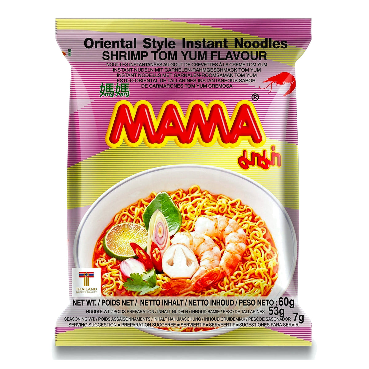 Mama Noodle Shrimp Tom Yum 60G