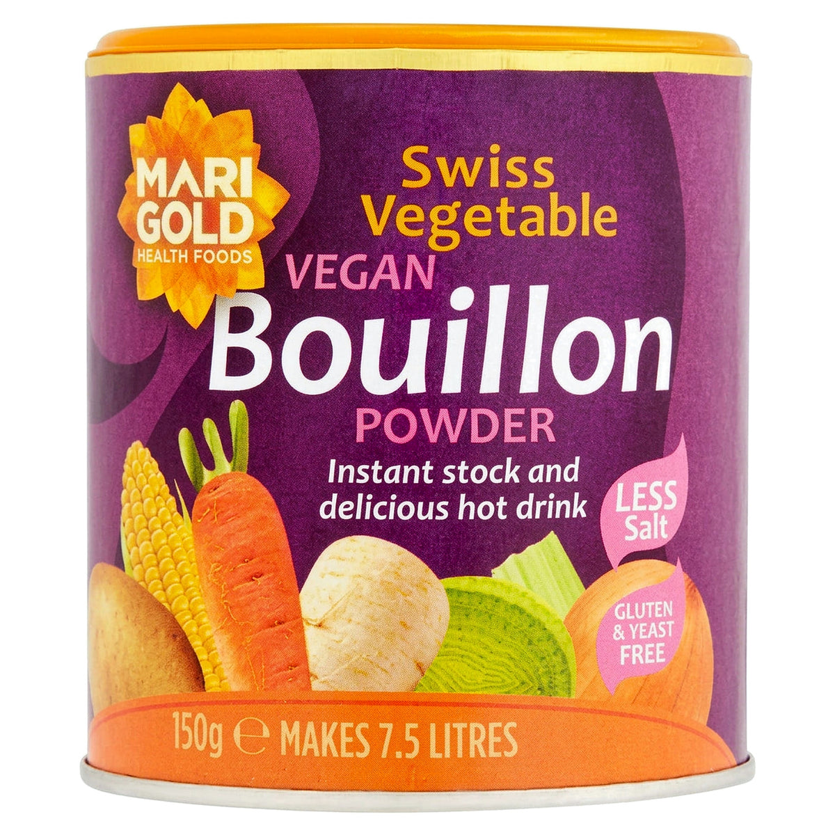 Marigold Swiss Vegetable Bouillon Reduced Salt 150G
