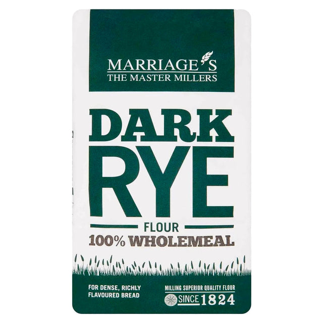 Marriages Millers Dark Rye Flour 1KG