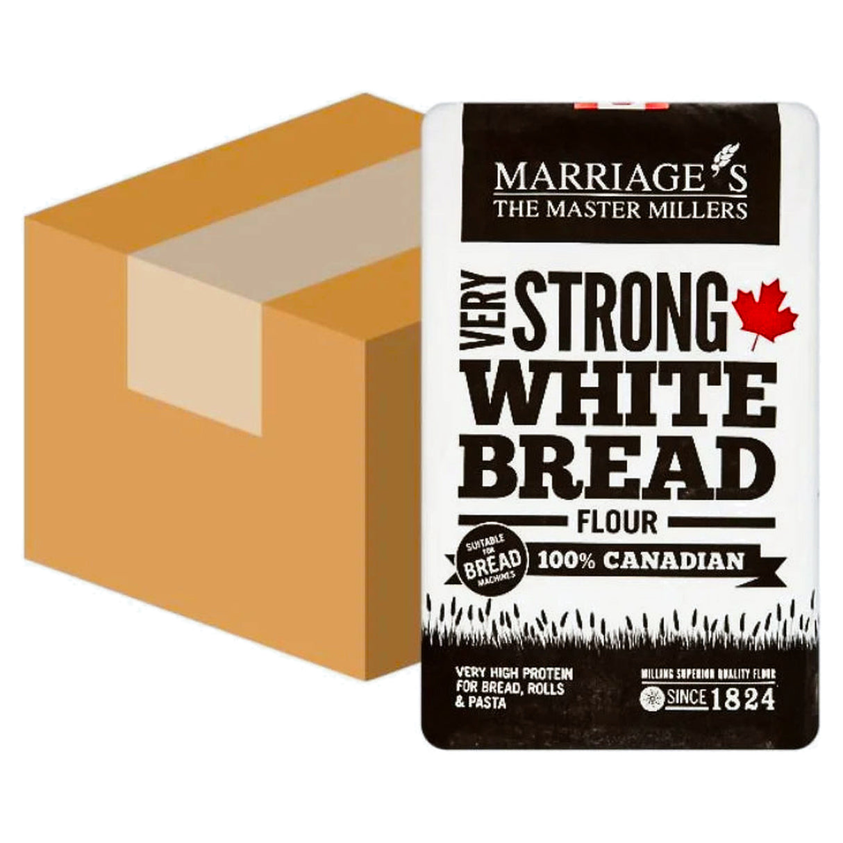 Marriages Millers Very Strong White 100% Canadian 1.5KG (Case of 5)