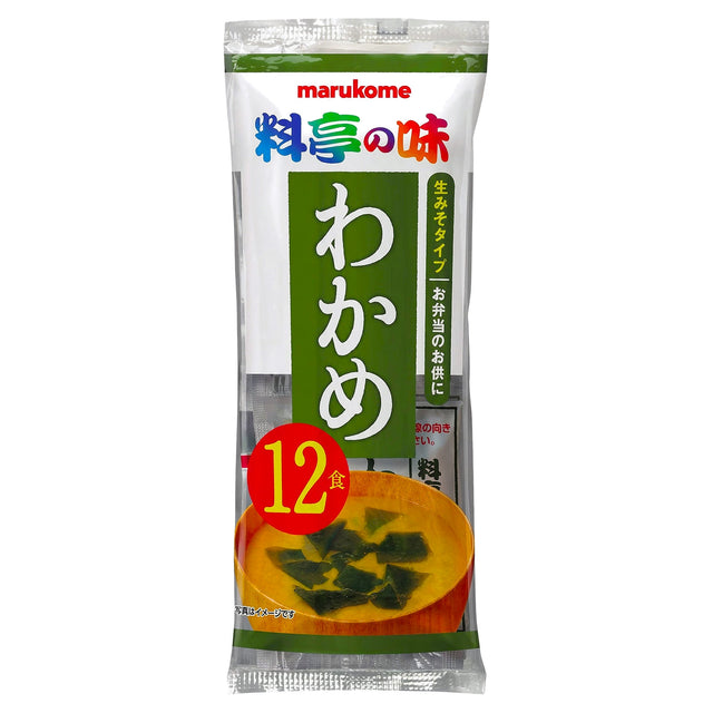 Marukome Instant Miso Soup With Wakame Seaweed 216G