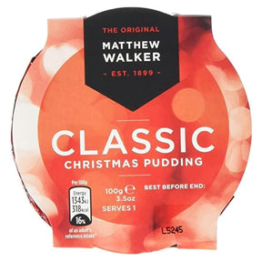 Matthew Walker Classic Christmas Pudding 100G