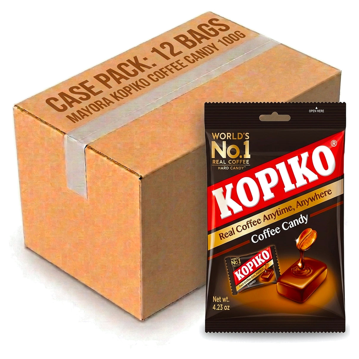 Mayora Kopiko Coffee Candy Bag 100G (Case of 12)