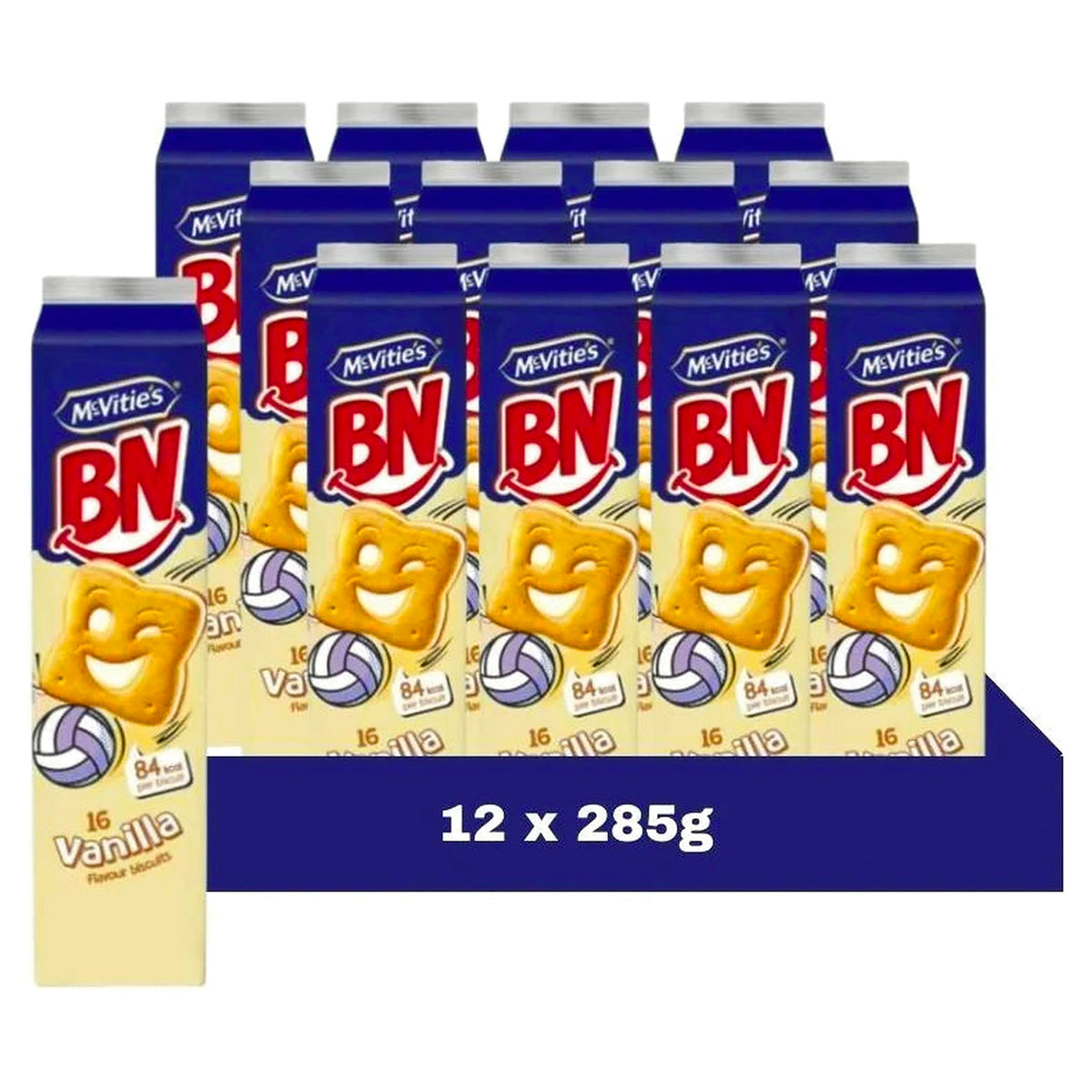 McVities BN Vanilla Biscuits 285G (Case of 12)