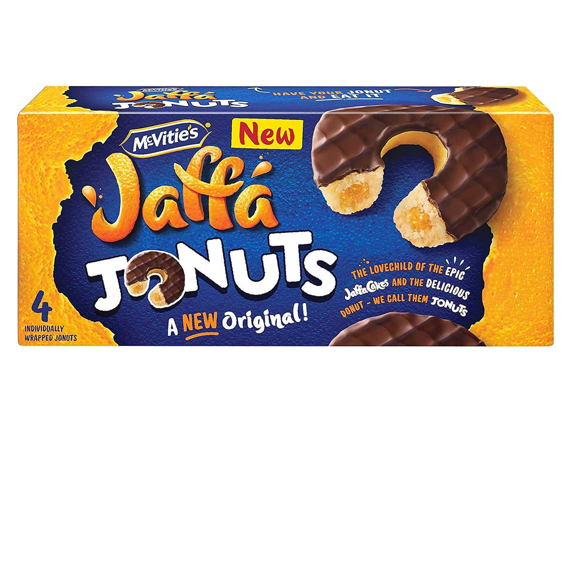 Mcvities Jaffa Cakes Jaffa Jonuts Biscuits 4 Pack 172G