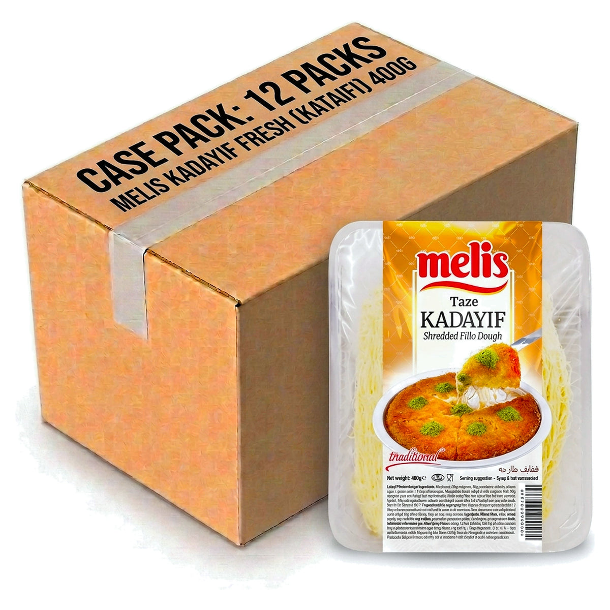 Melis Kadayif Fresh (Kataifi) 400G (Case of 12)