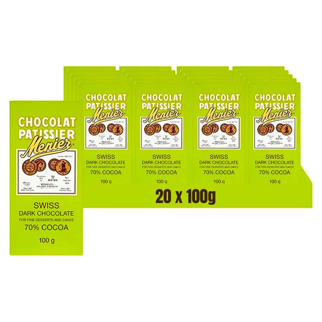Menier Cooking Chocolate 70 Cocoa 100G (Case 20)