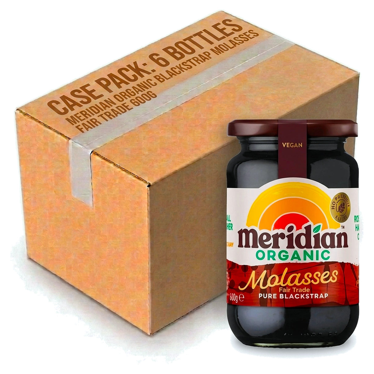 Meridian Organic Blackstrap Molasses Fair Trade 600G (Case of 6)
